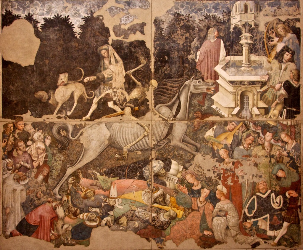 Triumph of Death Wall Painting, ca. 1448, Palazzo Abatellis, Palermo
