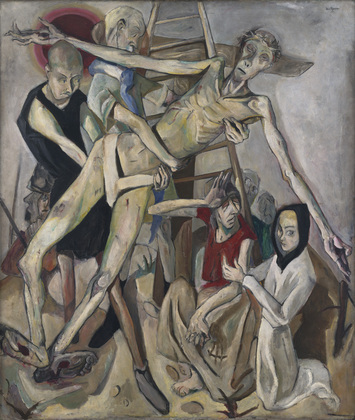 Kreuzabnahme (Descent from the Cross), by Max Beckmann, 1917. © 2016 Artists Rights Society (ARS), New York / VG Bild-Kunst, Bonn